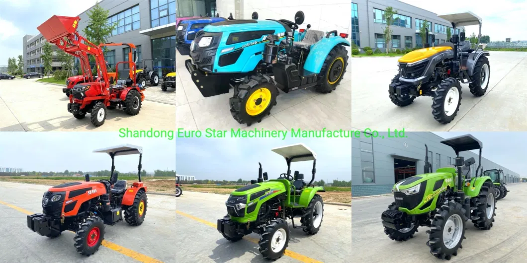 E 30HP 40HP 50HP 60HP Small Tractor 4WD Mini Orchard Four Wheel Farm Crawler Paddy Lawn Big Garden Walking China Tractor for Agricultural Machinery Manufacturer