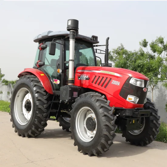 180HP Mini ferme tracteur à quatre roues /gros tracteur /tracteur agricole/machines agricoles électriques tracteur diesel avec cabine à vendre en provenance de Chine